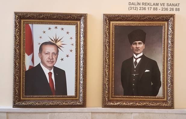 MAKAM ODASI ATAT�RK TABLOLARI ATAT�RK PANOSU �ER�EVE 93 02