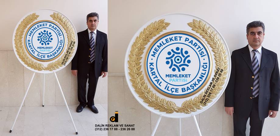 MEMLEKET PARTİSİ İLÇE BAŞKANLIĞI METAL ÇELENK